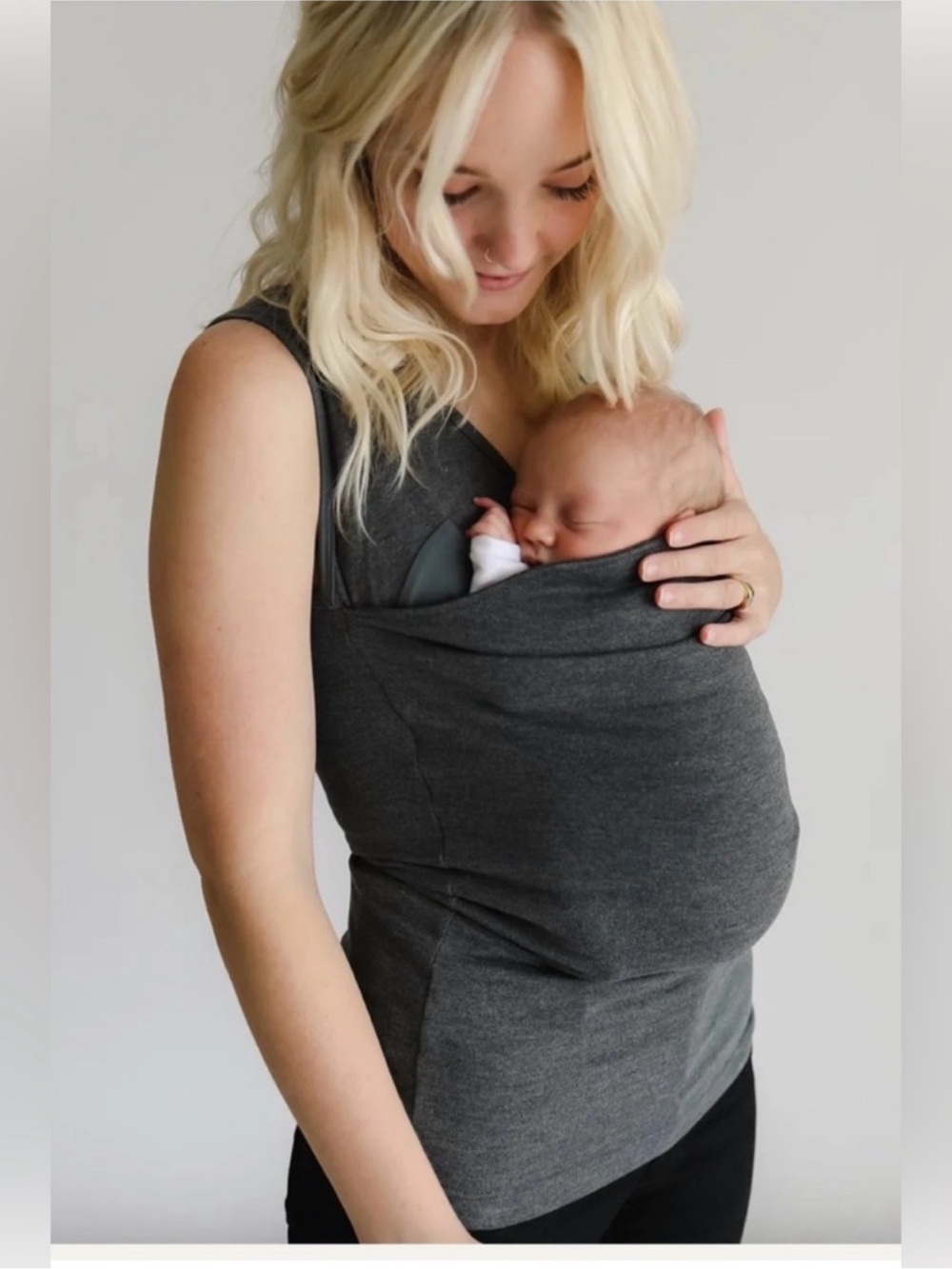 Lalabu Soothe Maternity Babywearing Tank Size Small